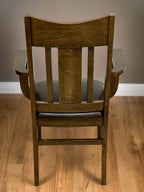Mission Oak Square Dining Table & Arm chair Set - 42"