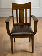 Mission Oak Square Dining Table & Arm chair Set - 42"