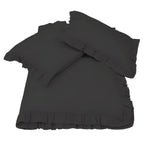 400TC Cotton Sateen Ruffle Duvet Cover Set