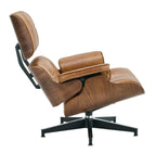 Luxury Lounge / Office Chair with Ottoman – Top Grain Leather